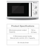 Dawlance DW-210-S Microwave oven - Ezziel