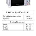 Dawlance Md4 Microwave oven ezziel