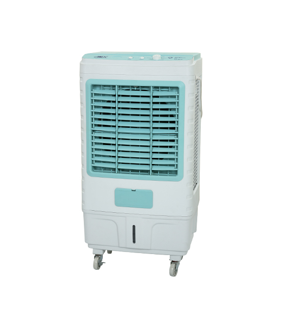 anex room cooler 9079 sky blue color side view